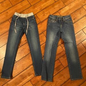 Justice Jeans (2 pairs) Size 8